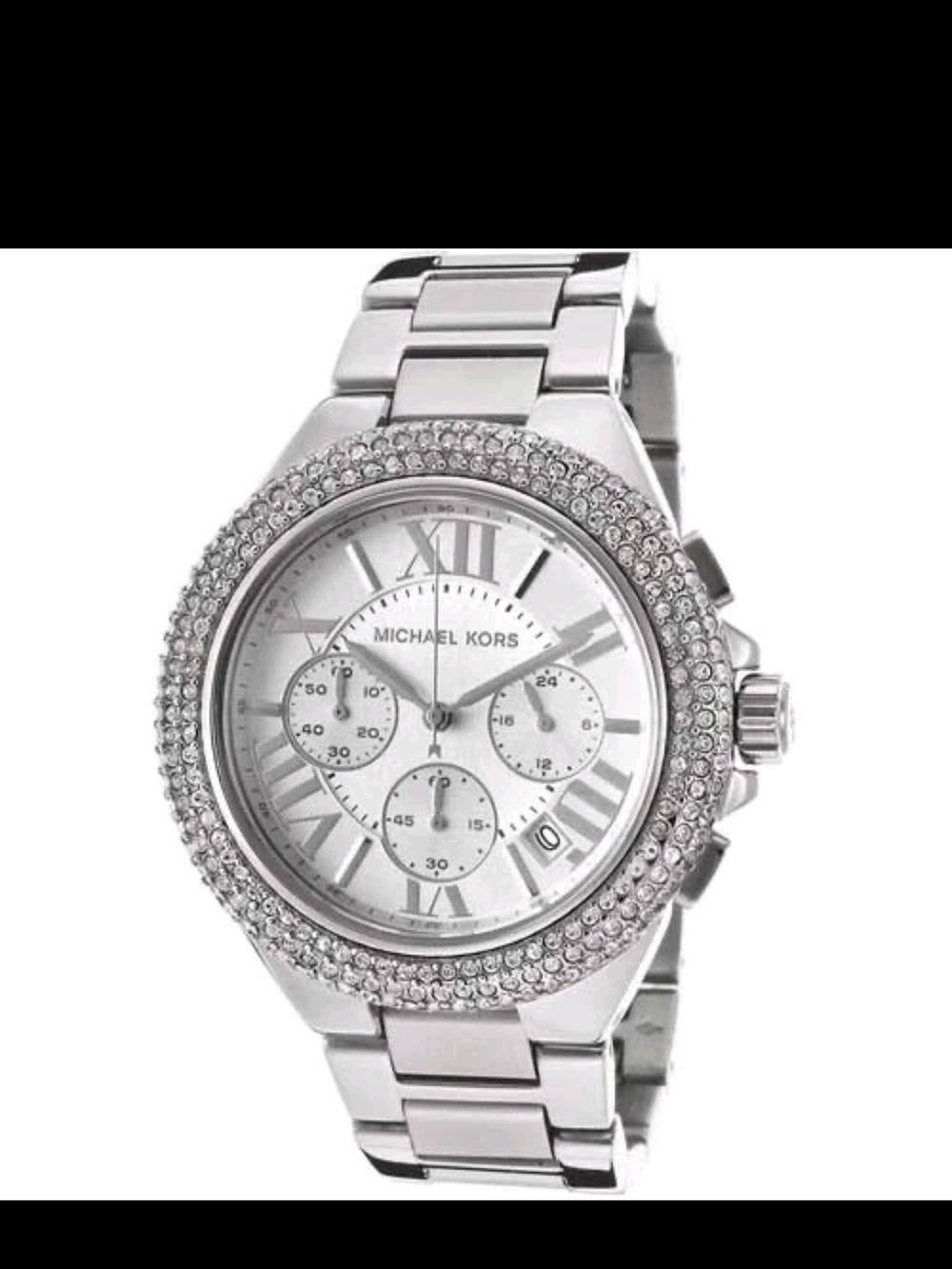 Michael Kors MK5634 Camille Chronograph Wrist Watch for Women  New in Box